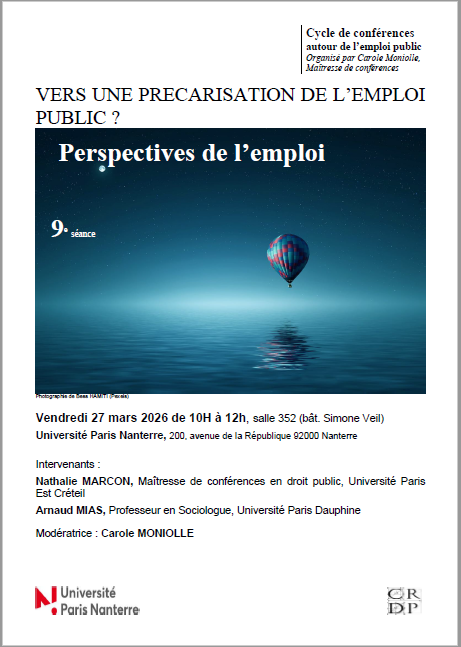 VERS UNE PRECARISATION DE L’EMPLOI PUBLIC Perspectives de l’emploi